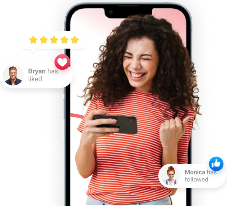 Frendee app on a phone